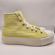 CONVERSE WOMEN'S 9 CHUCK TAYLOR ALL STAR LIFT HI PLATFORM LEMON SLUSHY A14967C