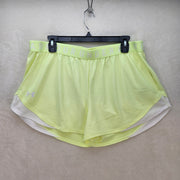 UNDER ARMOUR WOMEN'S XL NEON YELLOW PLAY UP SHORTS 3.0 1344552 NWT