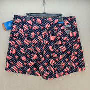 COLUMBIA PFG MEN'S XL AMERICANO FLAG PATRIOTIC BEACH SHORT CLEARWATER SHORES NWT