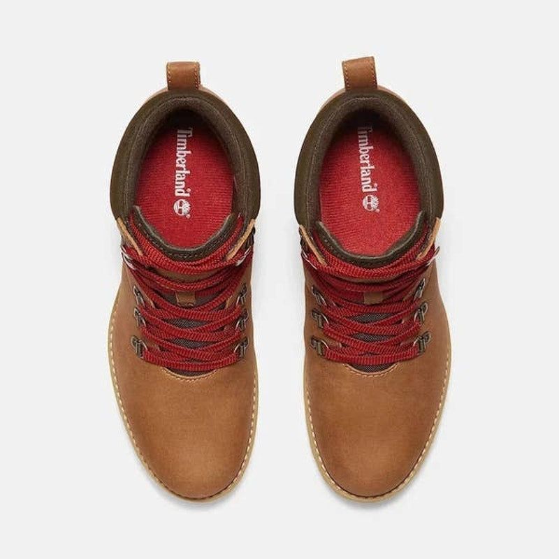 TIMBERLAND WOMEN'S 9.5 ELLENDALE MID LACE BOOT BROWN LEATHER NIB