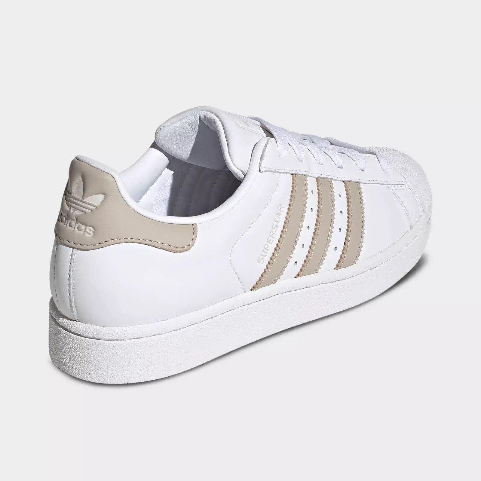 ADIDAS ORIGINALS WOMEN'S 11 SUPERSTAR II WHITE WONDER BEIGE ALUMINA JH7059 NIB