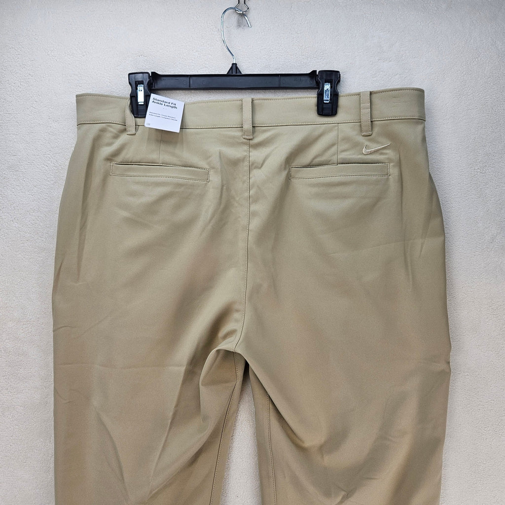 NIKE MEN'S 38X30 GOLF DRI-FIT KHAKI BEIGE STRETCH PERFORMANCE TROUSER NWT DN2397
