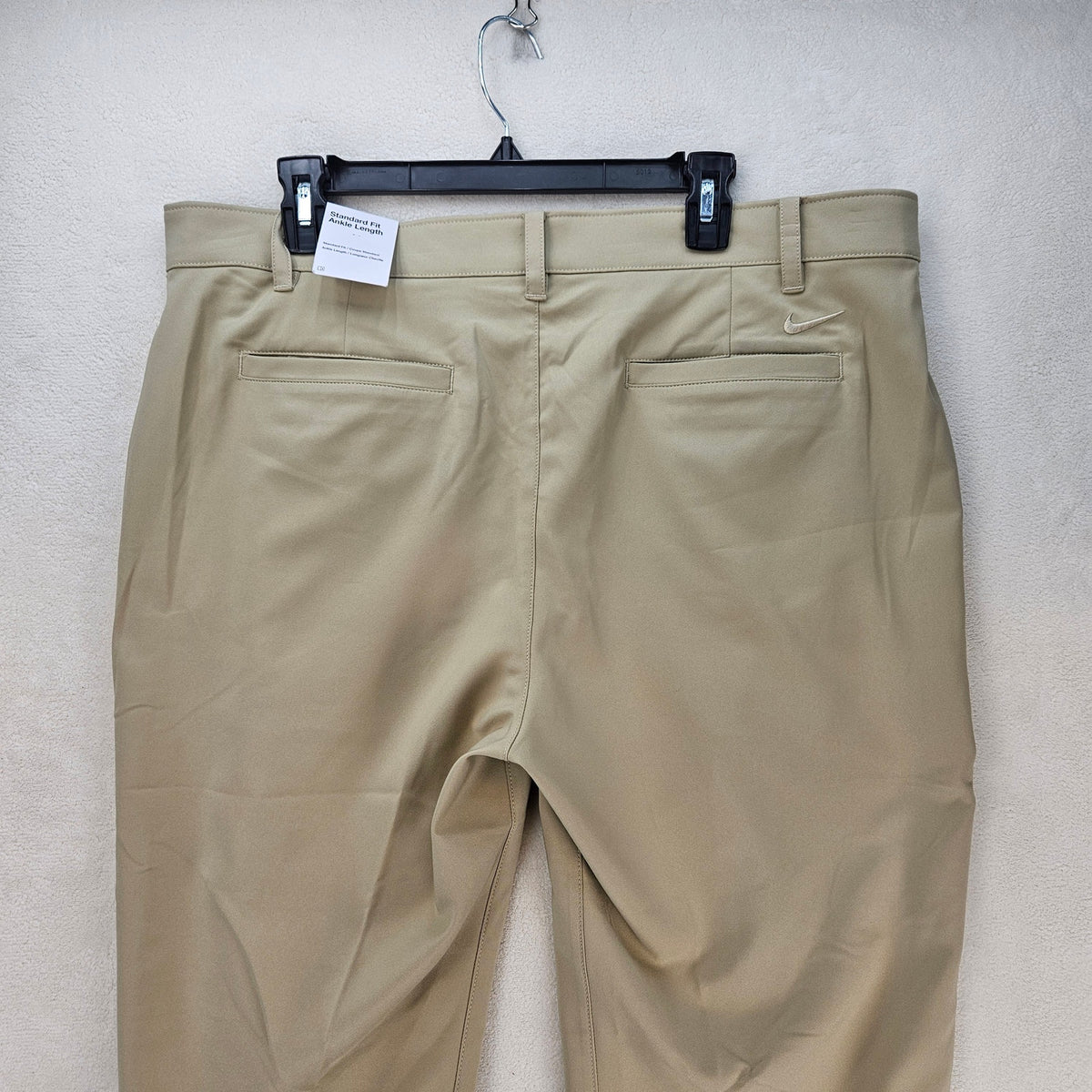 NIKE MEN'S 38X30 GOLF DRI-FIT KHAKI BEIGE STRETCH PERFORMANCE TROUSER NWT DN2397