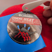 COLUMBIA YOUTH SMALL AGENT HEAT BEANIE RED OMNI HEAT THERMAL