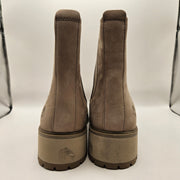 TIMBERLAND WOMEN'S 11 WIDE CARNABY COOL MID CHELSEA BOOTS NWOB OLIVE FULL GRAIN