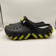 CROCS MEN'S 8 ECHO ICEY RO CLOG BLACK GREEN 211458-001 BACKSTRAP TERRAIN