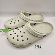 CROCS M9 W11 CLASSIC CLOG WHITE BONE UNISEX COMFORT CASUAL SHOES NWT