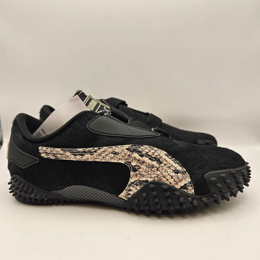PUMA X A$AP ROCKY MEN'S 8 MOSTRO OG BLACK COW HAIR SNAKESKIN AWGE 406497-01 NWOB
