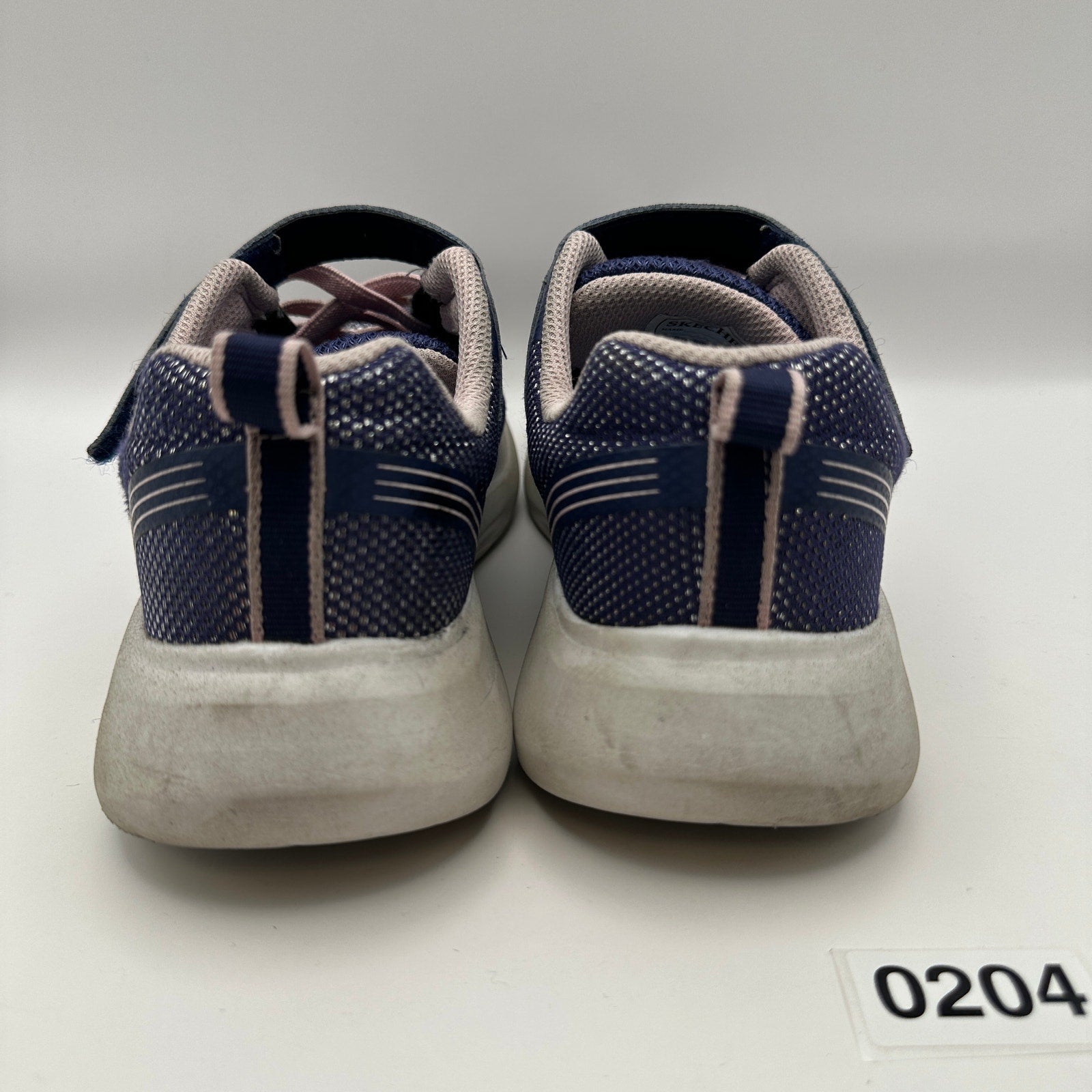 SKECHERS Kids size 4 Blue/Pink Running Shoes
