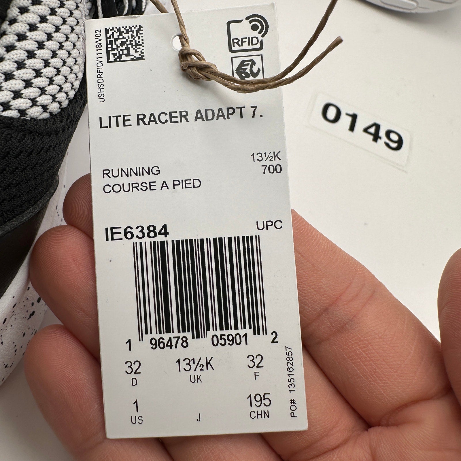 ADIDAS GS 1 Lite Racer Adapt 7 Kids Running Shoes