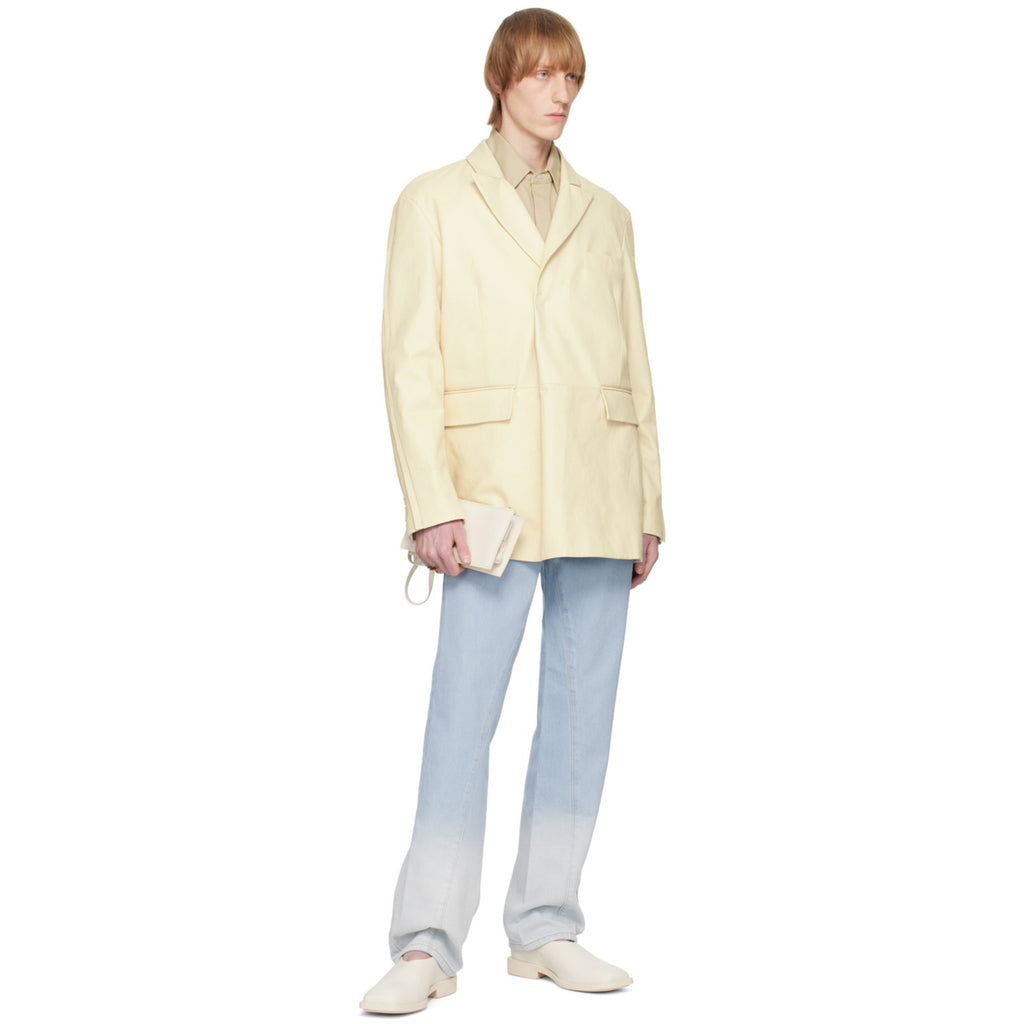 ECCO KOLLECTIVE X BIANCA SAUNDERS 38 MAGGOTY LOAFER WHITE NIB $535 39001491083