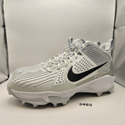 NIKE MEN'S 16 SAVAGE PRO 3 SHARK FOOTBALL CLEATS WHITE FJ8163-105 NWOB