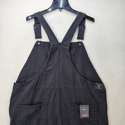 VANS WOMEN'S XXL BLACK OVERALL SIRELLE BLACK COTTON RELAXED FIT