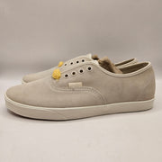 VANS WOMEN'S 9.5 AUTHENTIC LOW PRO FAT LACE TURTLEDOVE YARROW SUEDE BEIGE