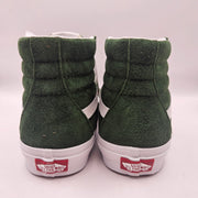 VANS WOMEN'S 8 SK8 HI PIG SUEDE DOUGLAS FIR GREEN RARE NWOB