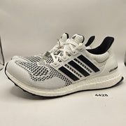 ADIDAS MEN'S 9.5 ULTRABOOST 1.0 WHITE BLACK RUNNING SHOES JR1987