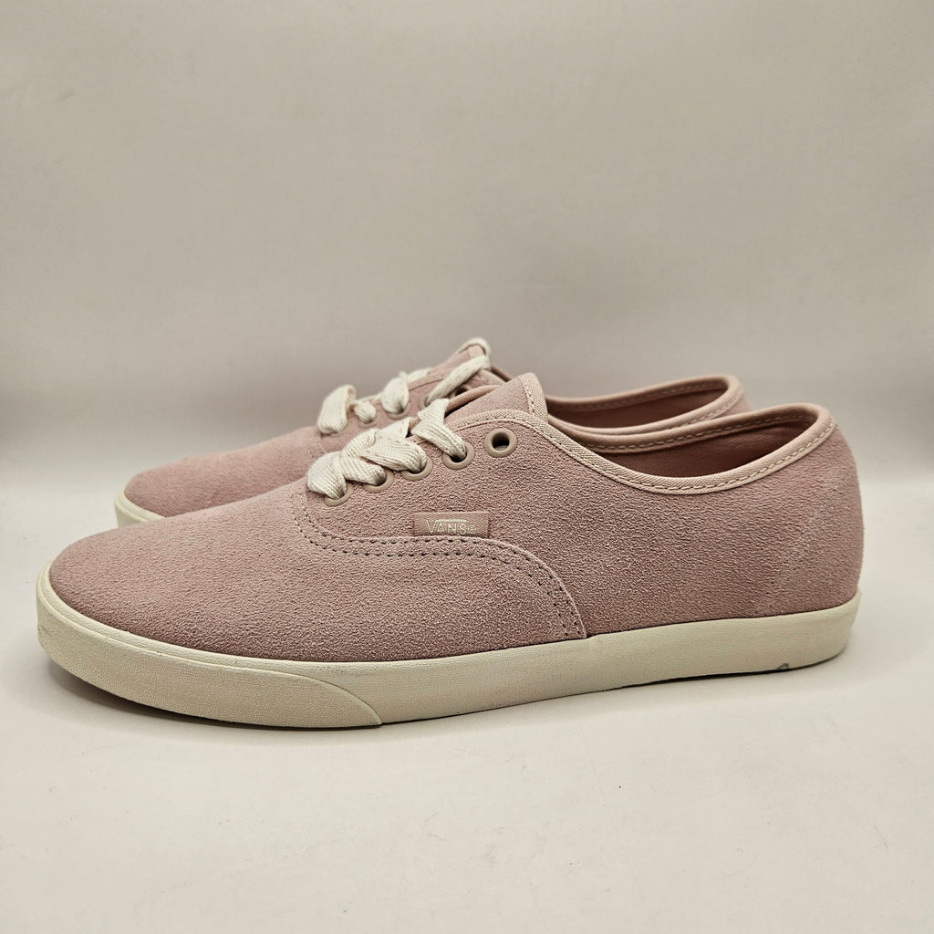 VANS WOMEN'S 8 AUTHENTIC LX 44 RARE HAIRY SUEDE LIGHT ROSE PINK SKATE SHOES NWOB