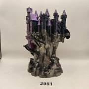 BATH & BODY WORKS DISNEY VILLAIN MALEFICENT DRAGON CASTLE PEDESTAL CANDLE HOLDER