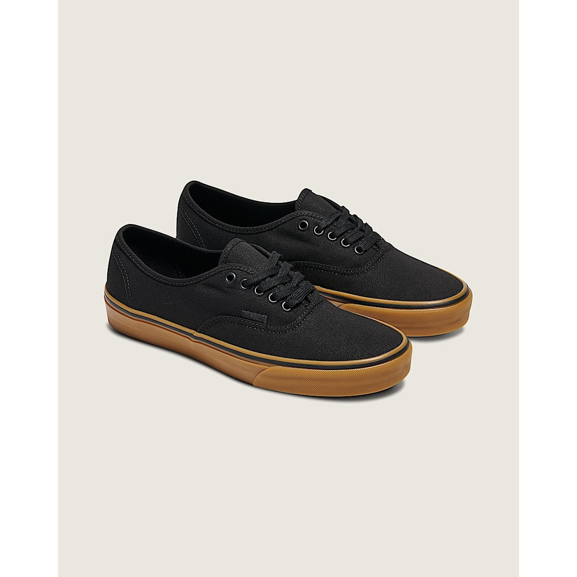 VANS MEN'S 10 AUTHENTIC BLACK RUBBER LOW TOP SNEAKER NIB VN000TSVBXH