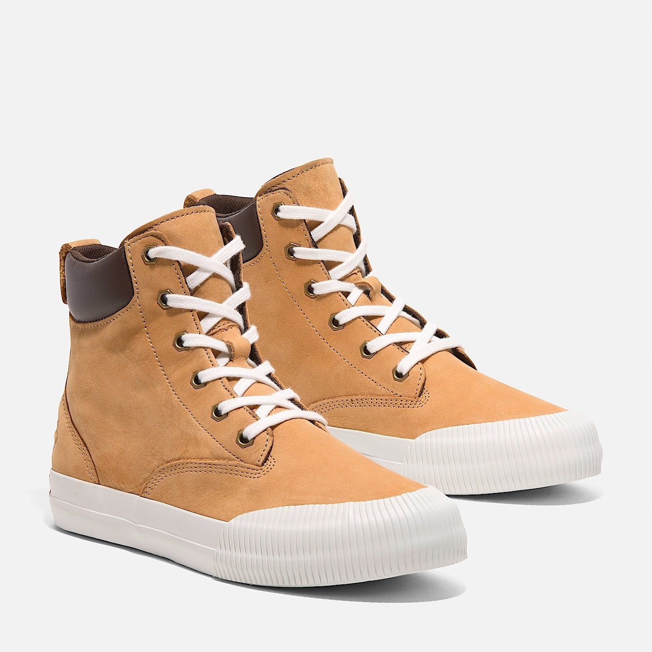 TIMBERLAND WOMEN'S 9.5 SKYLA BAY 2.0 HI TOP LACE SNKR WHEAT NUBUCK NIB