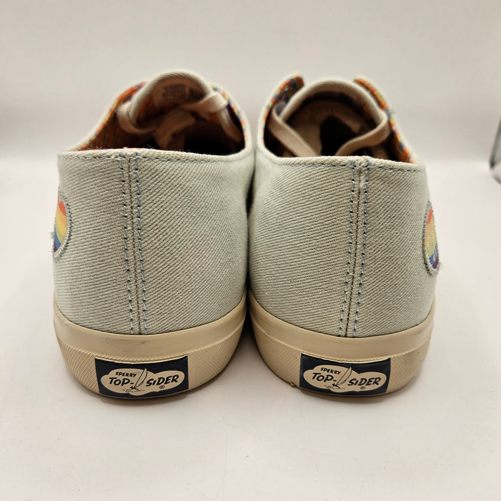 SPERRY X PFLAG MEN'S 13 CLOUD CVO PRIDE LOW TOP SNEAKER RARE NWOB STS25278 BLUE