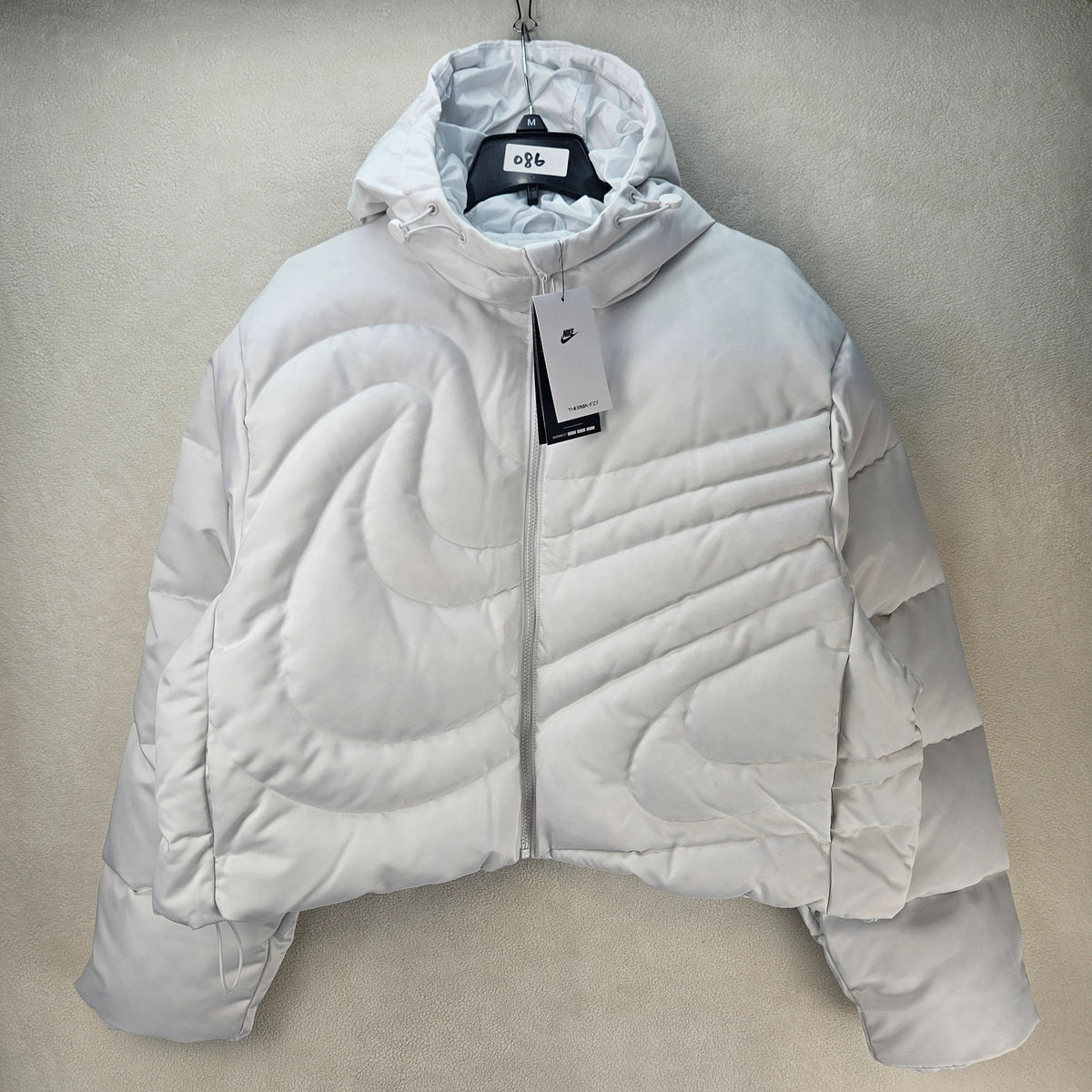 NIKE WOMEN'S LARGE SWOOSH SERIES OVERSIZED DOWN PUFFER HOODED JACKET IB2005-121