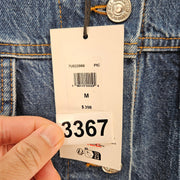 7 FOR ALL MANKIND WOMENS MEDIUM MADE IN ITALY OLI TRUCKER JACKET $398 NWT OVSZD