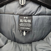 UNDER ARMOUR MEN'S XL STORM INSULATE BENCH COAT GRAY HOODED PARKA LONG NWT