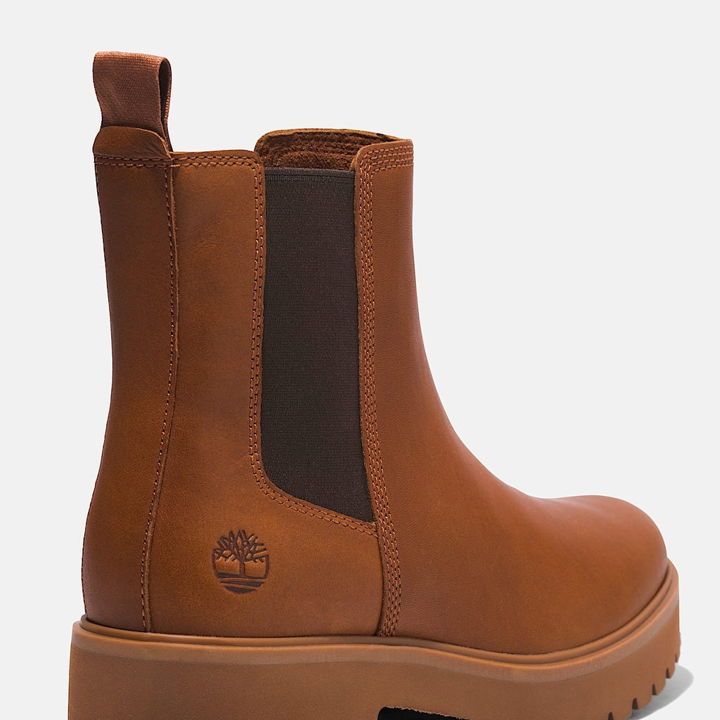 TIMBERLAND WOMEN'S 11 CARNABY COOL MID CHELSEA BOOT SADDLE NIB
