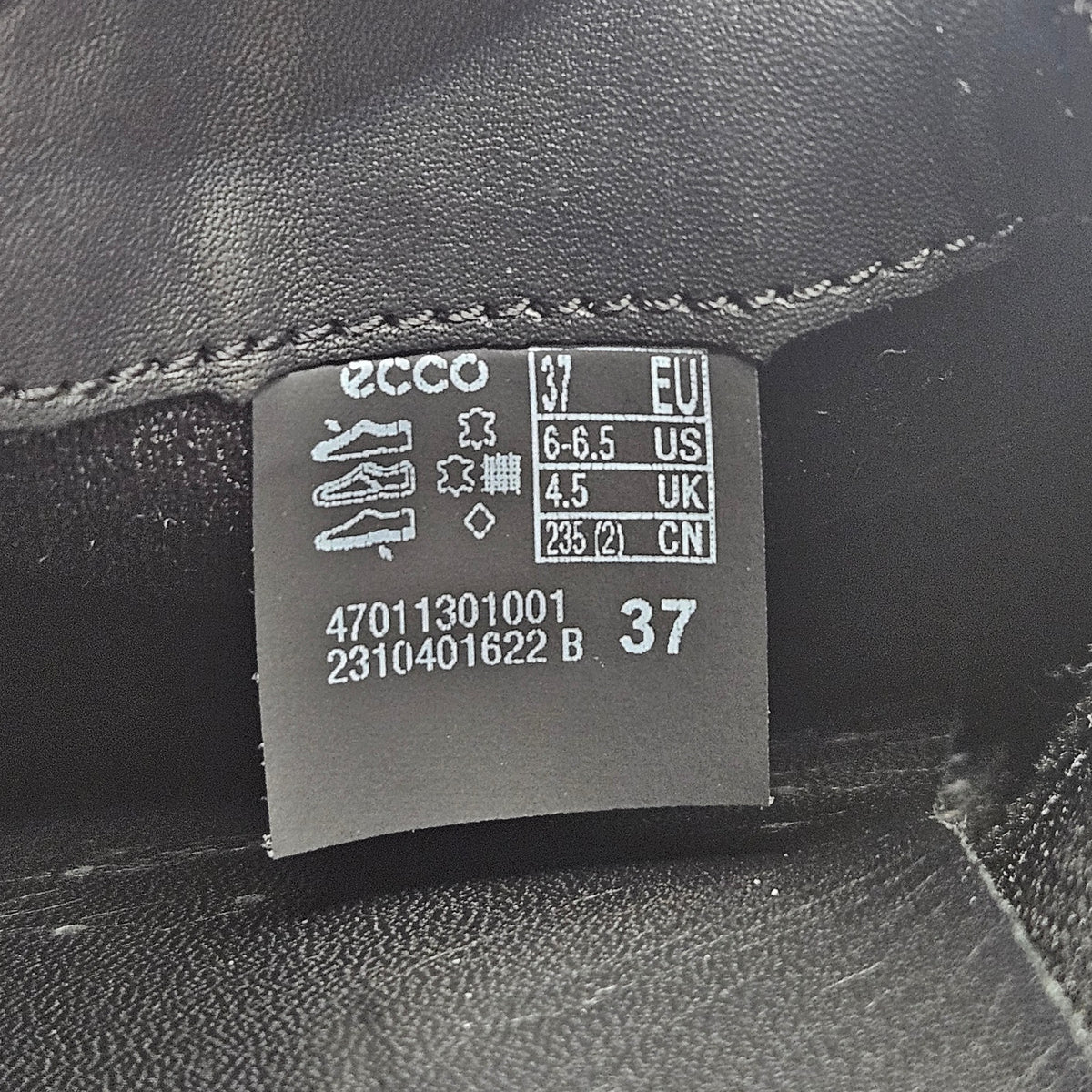 ECCO WOMEN'S EURO 37 SOFT 7 WOVEN FRONT SLIP ON BLACK LIGHTWEIGHT SNEAKER