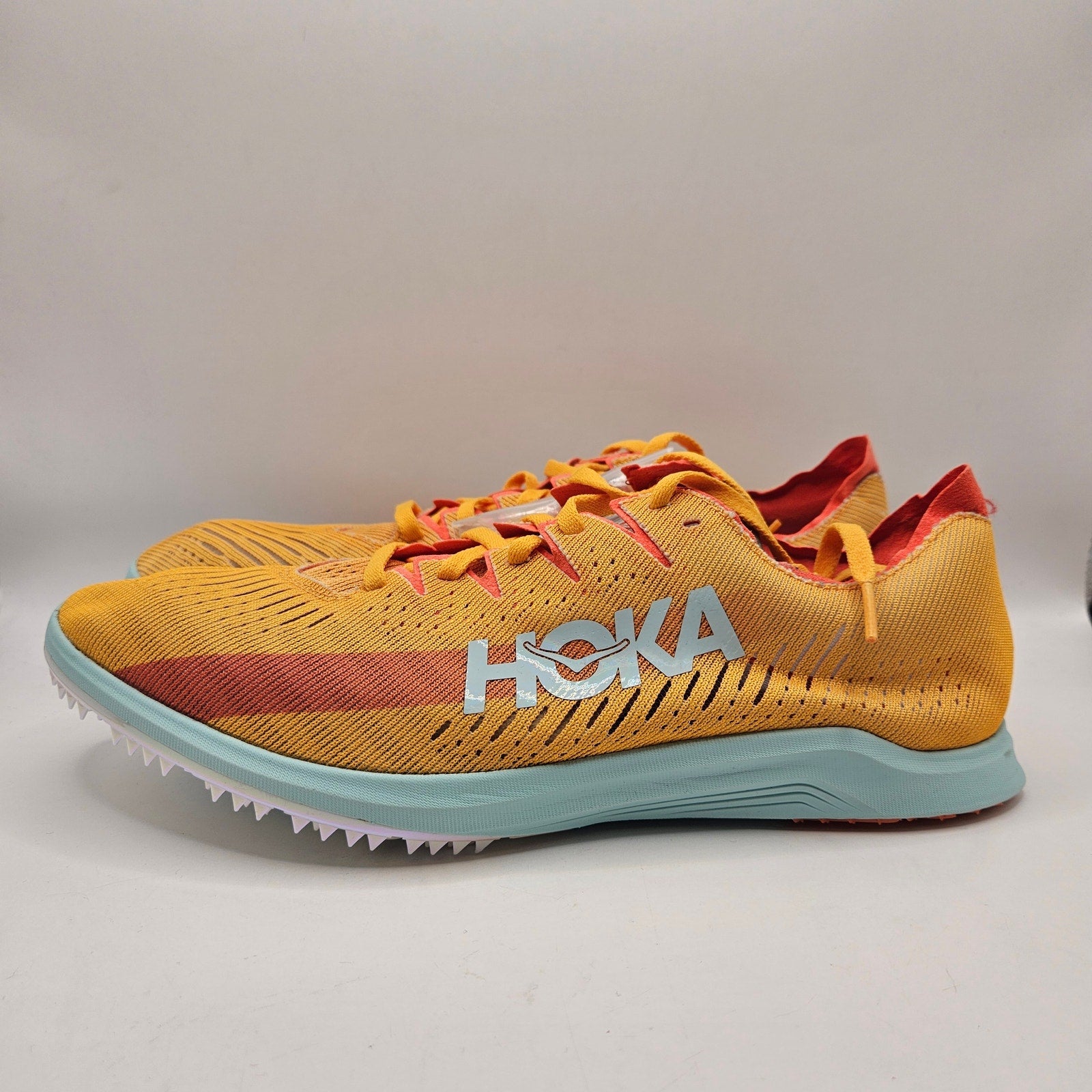 HOKA WOMEN'S 12 MEN'S 10.5 CIELO X LD DISTANCE SPIKE 1123097-RYCM NWOB