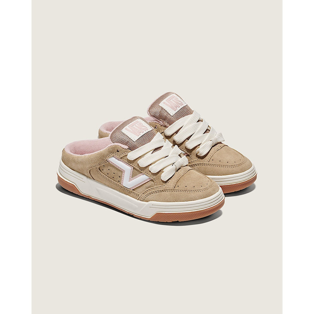 VANS WOMEN'S 6.5 UPLAND MULE POP PINK SUEDE SLIP ON SHOE NIB