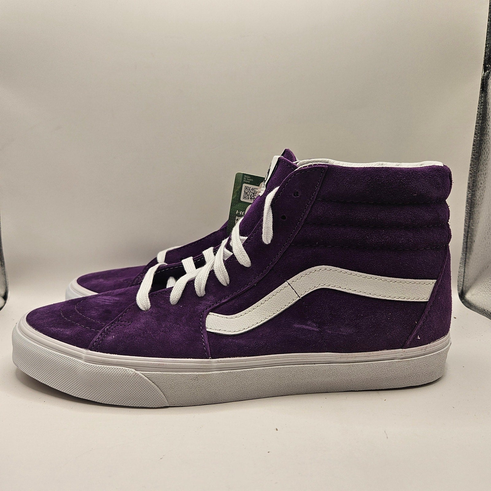 VANS MEN'S 11.5 SK8-Hi PIG SUEDE ACAI PURPLE RARE SNEAKERS NWOB