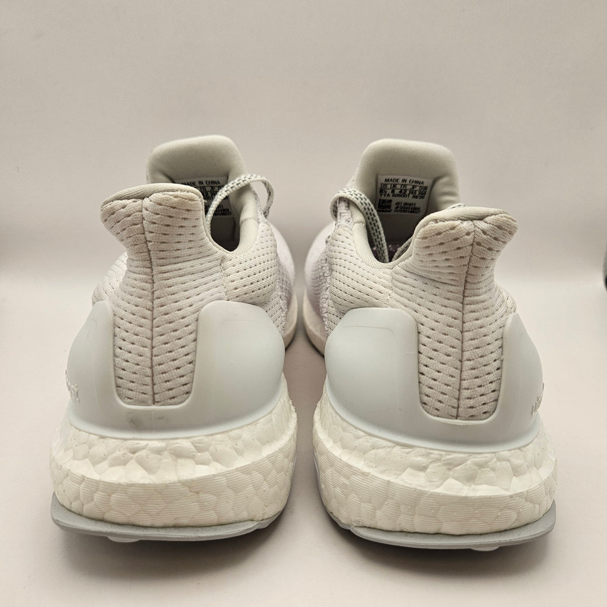 ADIDAS X ATMOS MEN'S 8.5 ULTRABOOST DNA WHITE BOOST RUNNING SHOES H05023 NWOB