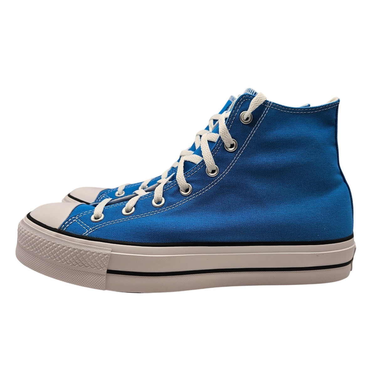 CONVERSE MEN'S 11 CHUCK TAYLOR ALL STAR LIFT HI BLUE HERO WHITE BLACK A09988C