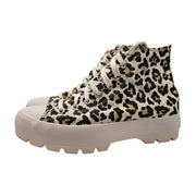 CONVERSE WOMEN'S CHUCK TAYLOR ALL STAR LUGGED HI CHEETAH WHITE BLACK 571250C