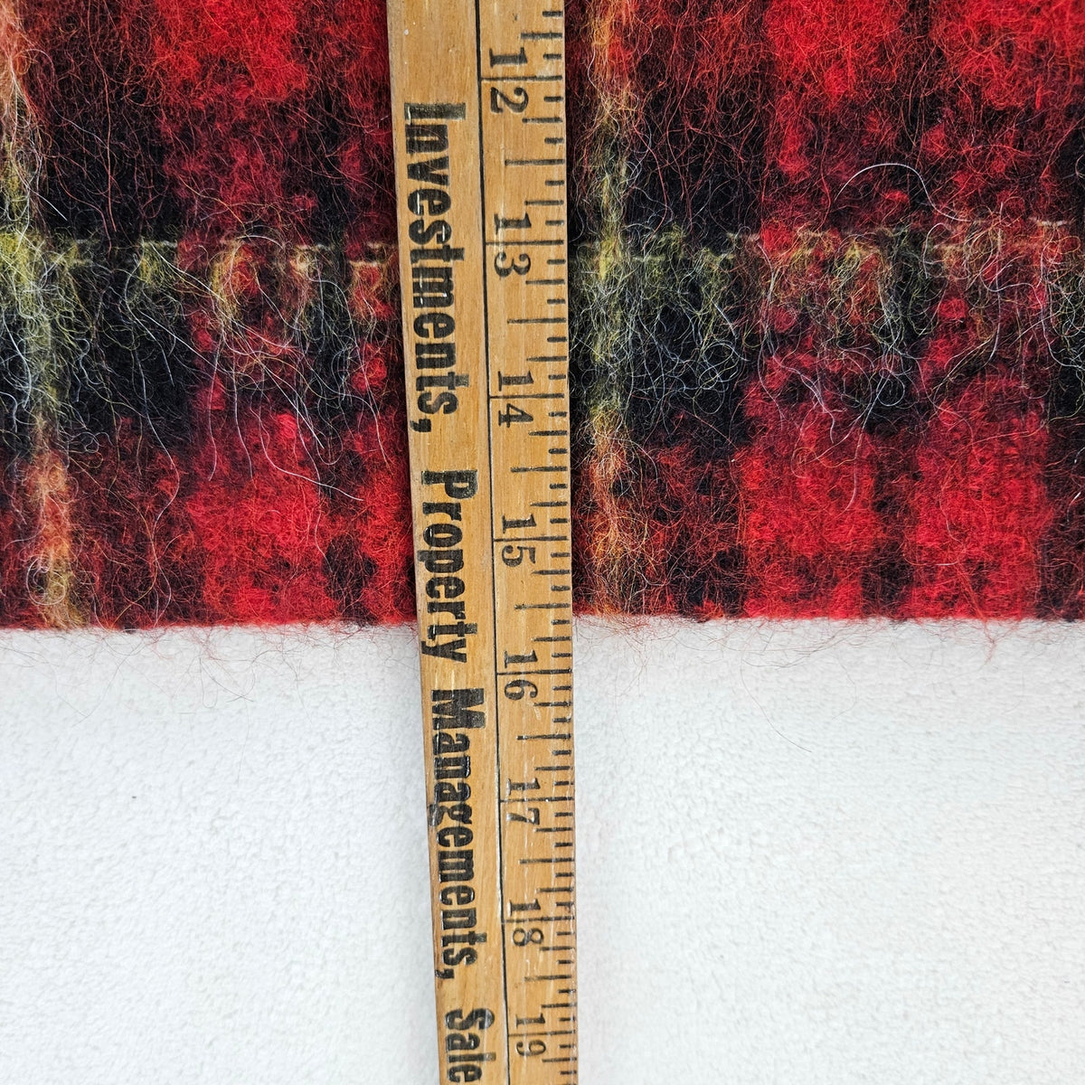 LAUREN RALPH LAUREN PETITE 4P RED BLACK PLAID WOOL BLEND MINI SKIRT NWT