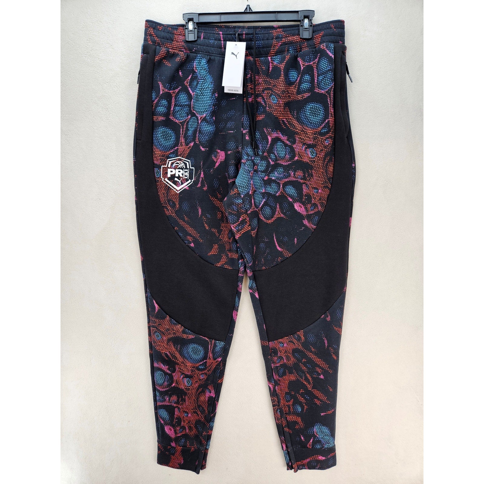 PUMA MEN'S XL NXTPRO 16 DIME JOGGER PANTS 689241-01 NWT ZIPPER ANKLE