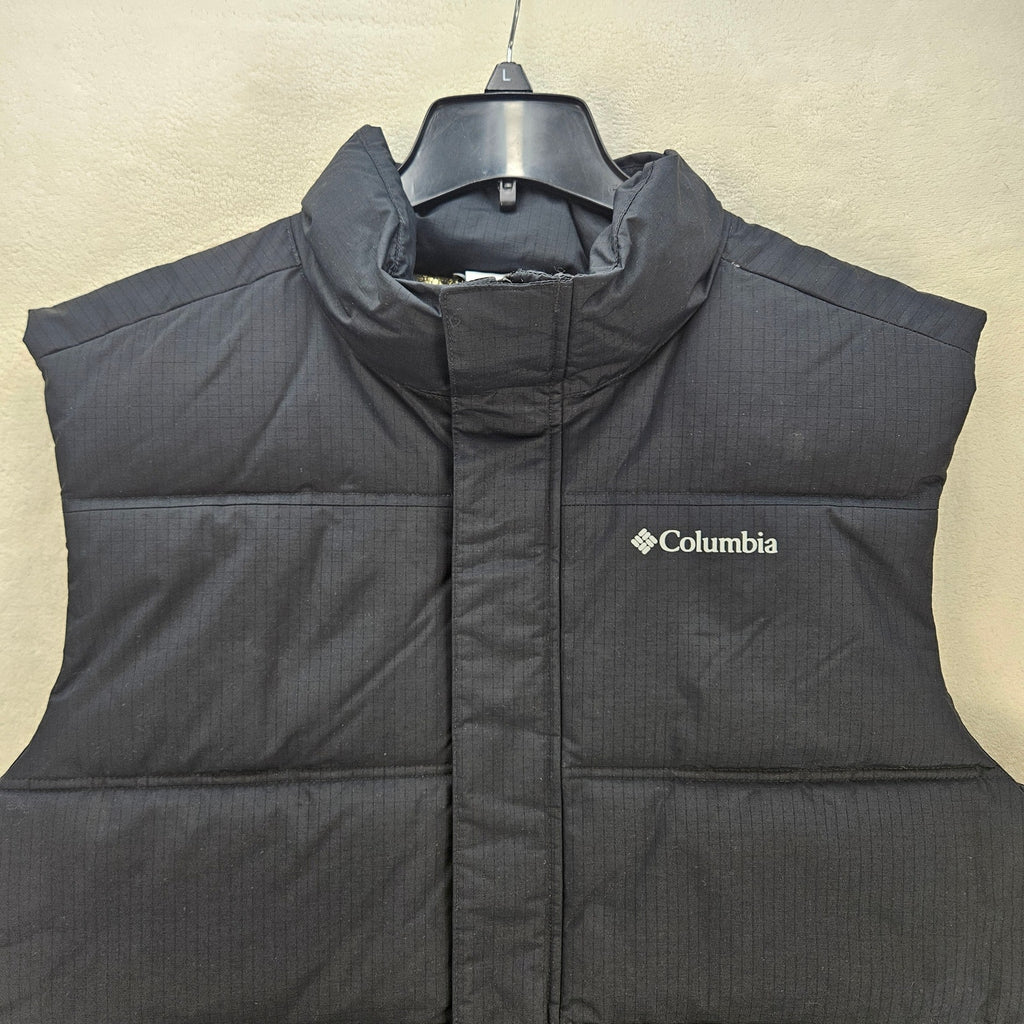 COLUMBIA MEN'S XL LANDROAMER BLACK PUFFER VEST OMNI SHIELD NWT