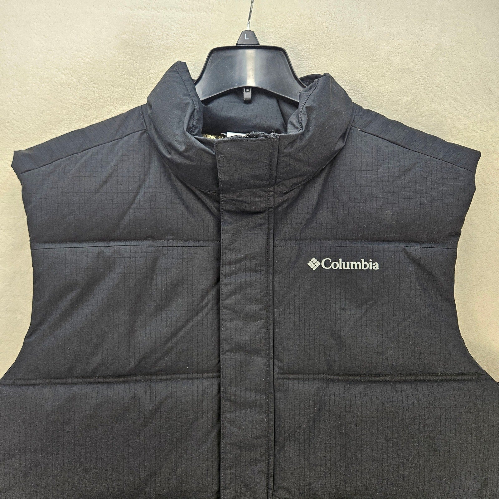 COLUMBIA MEN'S XL LANDROAMER BLACK PUFFER VEST OMNI SHIELD NWT