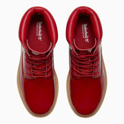 TIMBERLAND WOMEN'S 6.5 PREMIUM 6 IN BOOT WATERPROOF RED PATENT LEATHER NIB