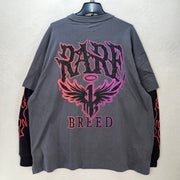 PUMA MEN'S XL MELO WORLD TOURNAMENT LONG SLEEVE TEE SHIRT DUSKY GRAY 632367-01