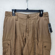 LAUREN RALPH LAUREN PETITE 10 UTILITY CARGO PANTS HONEY TAN NWT