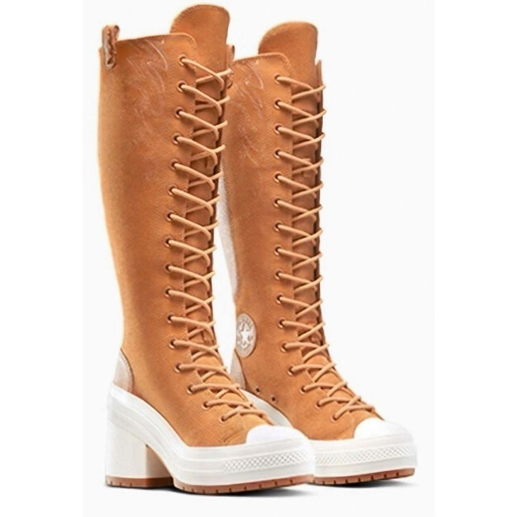 CONVERSE WOMEN'S 6.5 CHUCK 70 DE LUXE HEEL XX PLATFORM HIGH WESTERN A 15660C NWOB