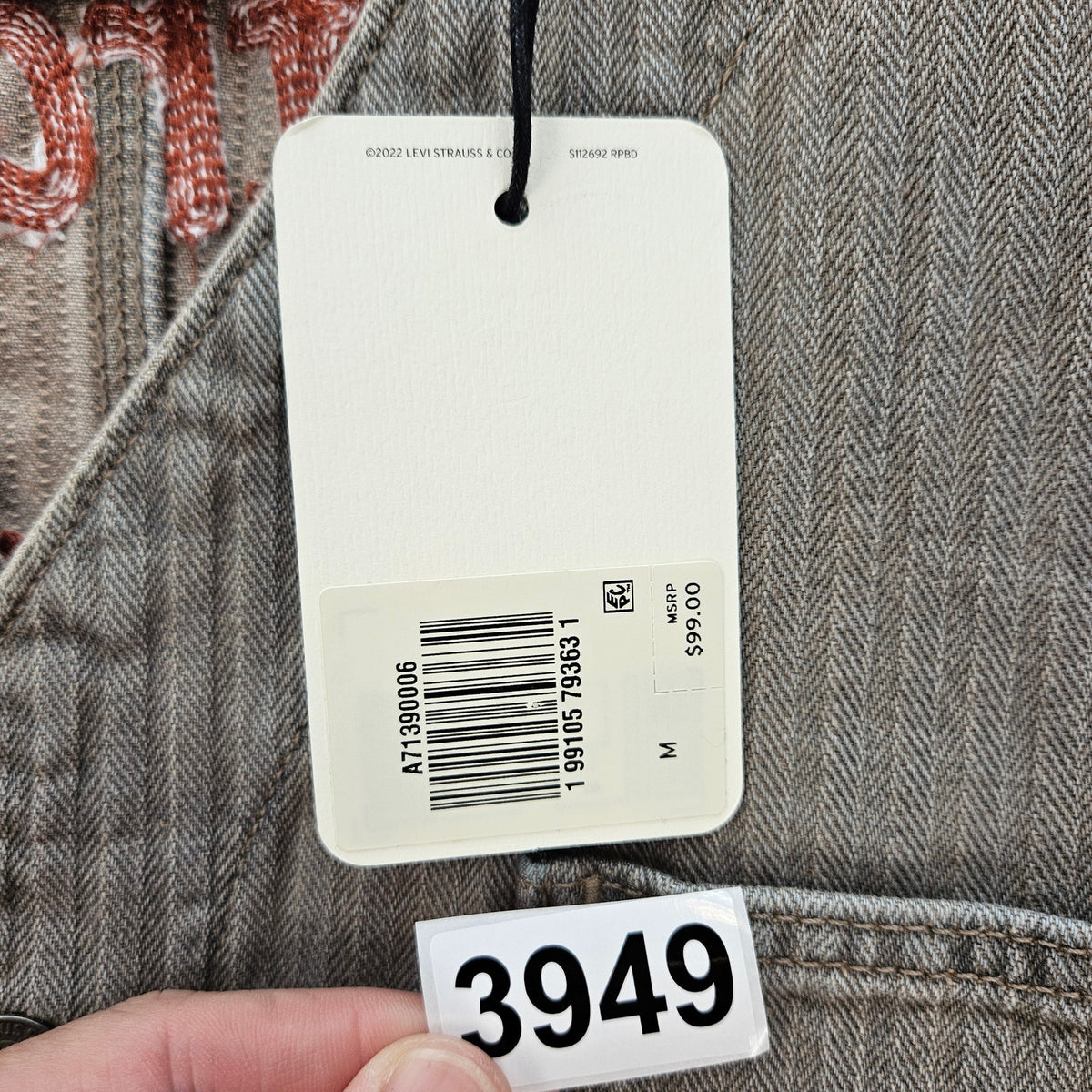 LEVI'S MENS MEDIUM UNION ENGINEER CARDIGAN UNIFORM BADGE TAN NWT