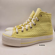 CONVERSE WOMEN'S 9 CHUCK TAYLOR ALL STAR LIFT HI PLATFORM LEMON SLUSHY A14967C