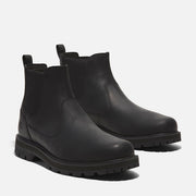 TIMBERLAND MEN'S 7 BRITTON ROAD MID CHELSEA BOOT BLACK FULL GRAIN NIB