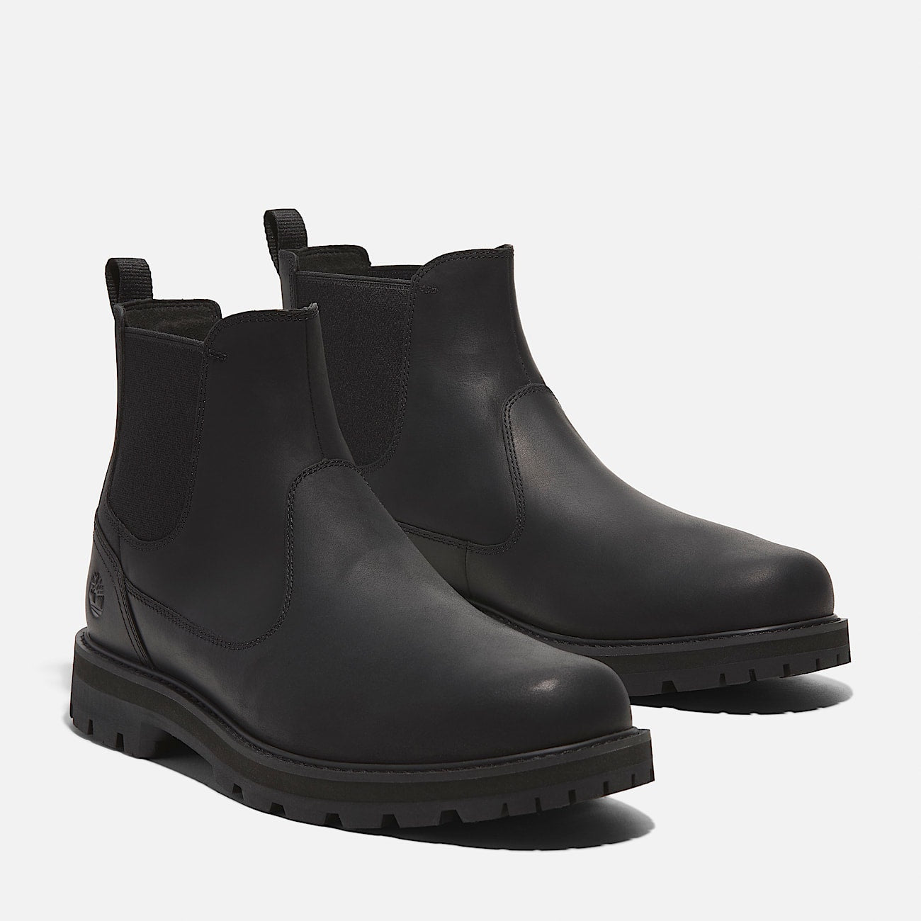 TIMBERLAND MEN'S 7 BRITTON ROAD MID CHELSEA BOOT BLACK FULL GRAIN NIB