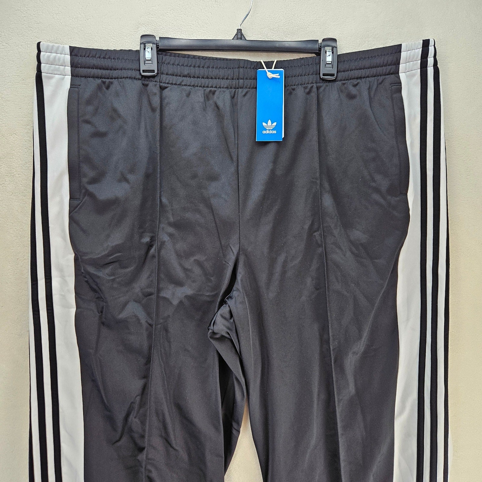 ADIDAS ORIGINALS WOMEN'S 4X ADIBREAK LOOSE TRACK PANTS IN0676 NWT BLACK WHITE