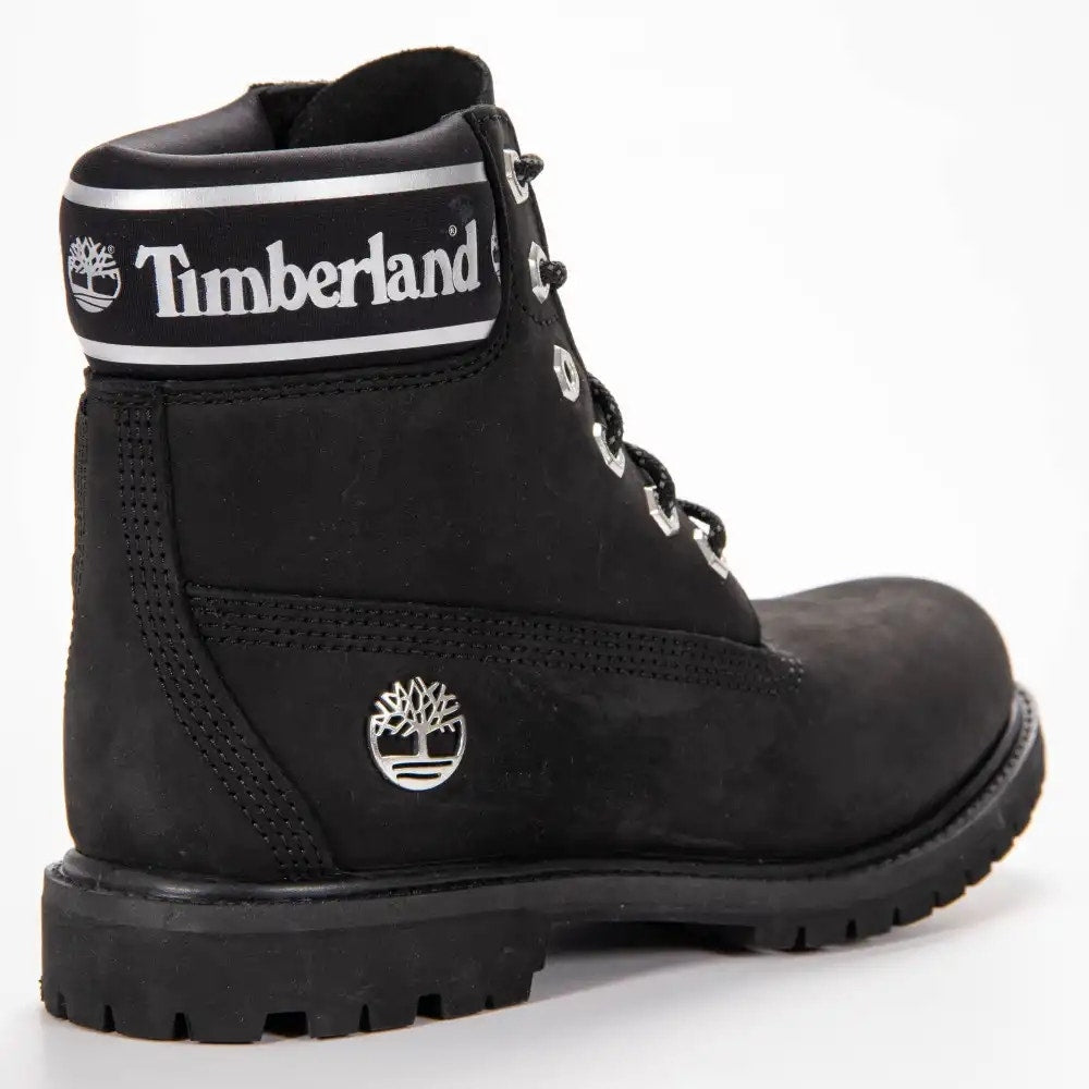 TIMBERLAND WOMEN'S 9.5 PREMIUM 6 INCH BOOTS WATERPROOF BLACK NUBUCK RAIDERS NIB